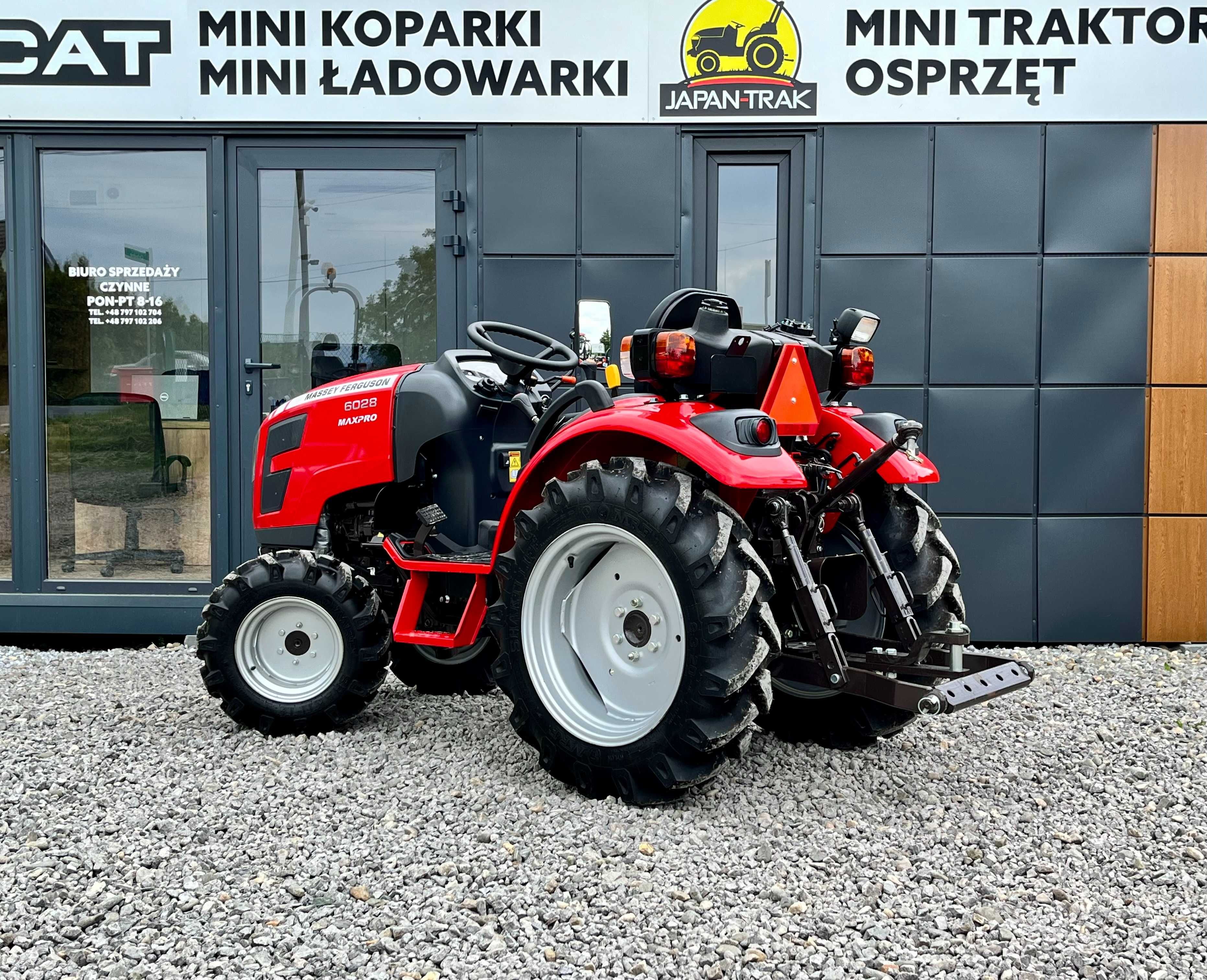 Nowy Traktorek Massey Ferguson 6028, Mini traktorek, 2023,  Japan Trak