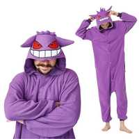 Piżama Onesie Kigurumi Przebranie Pokemon Gengar S: 145 - 155cm