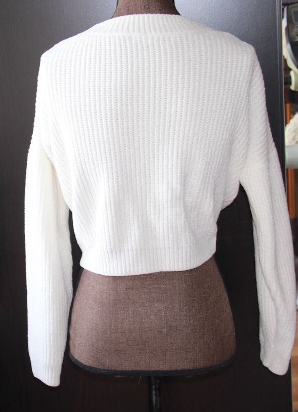 h&m sweter biały bezowe ecru s xs m 34 36 38 kardigan misiu