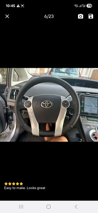 pokrowiec na kierownicę prius