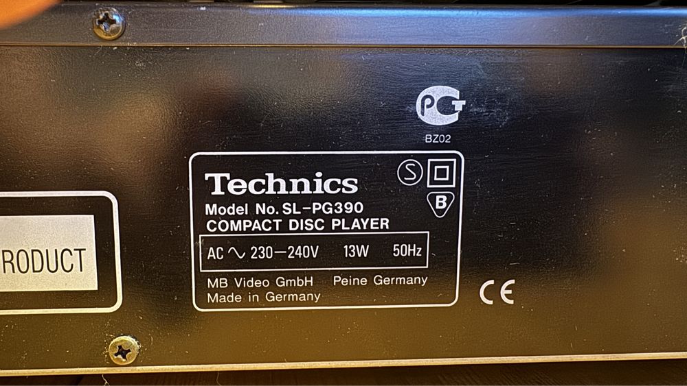 Technics SA-AX540+SL-PG390