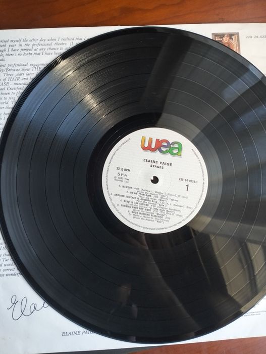 Disco de vinil LP Elaine Paige - Stages