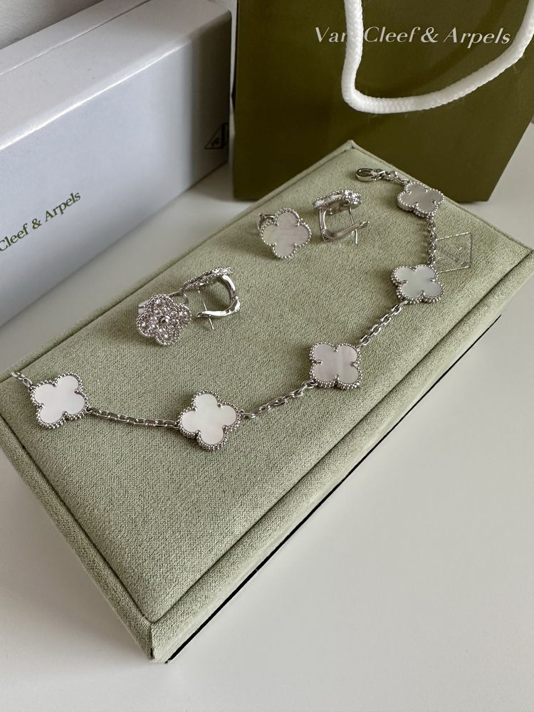 Zestaw biżuterii w stylu Van Cleef & Arpels