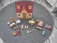 Sylvanian Families domek plus króliczki i akcesoria