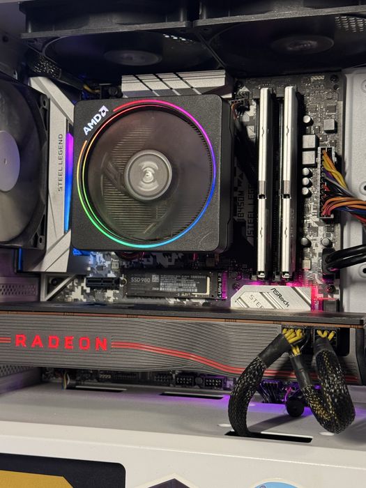 Игровой пк Ryzen 5 5500, RX 5700XT, 16gb 4000mhz