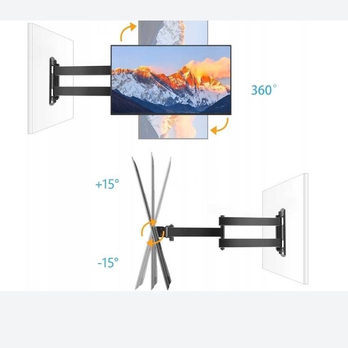5042 Uchwyt na telewizor Perlegear PGXSF1-E 10-32 CALI do 20kg