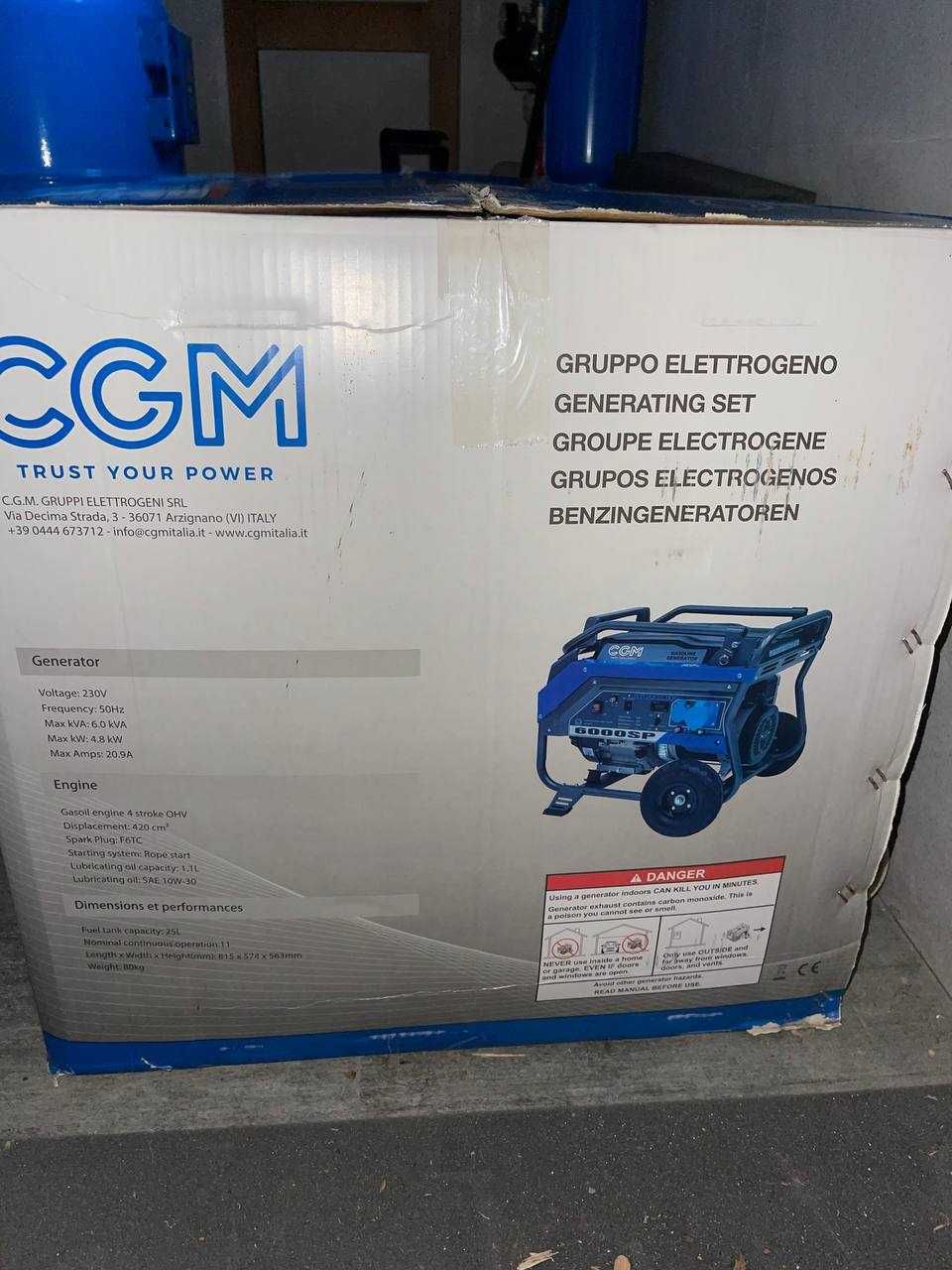 Генератор бензиновий CGM 6000SP