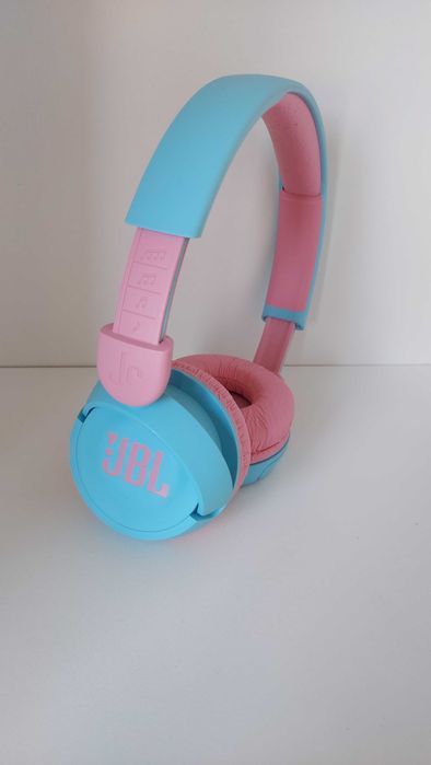 Słuchawki JBL bezprzewodowe różowo-niebieskie