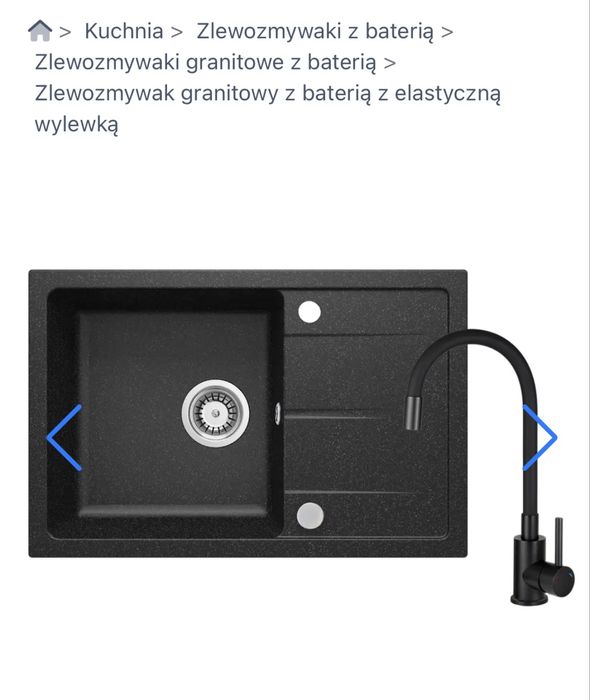 Zlew Deante + Bateria + osprzet