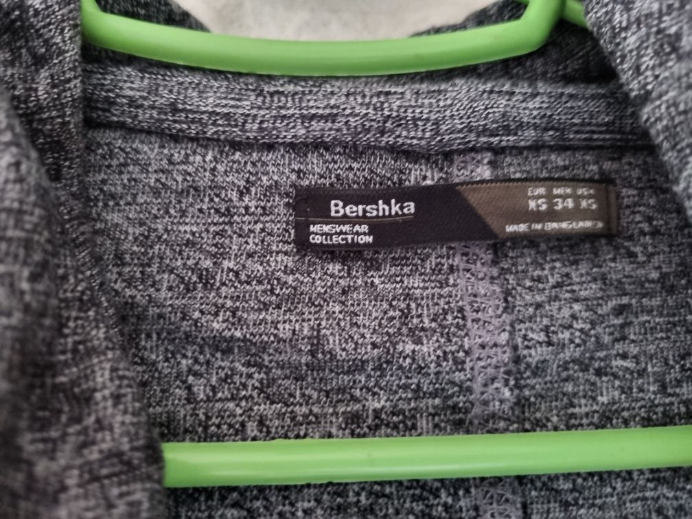 Długa bluza z kapturem Bershka XS