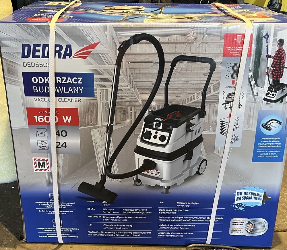 DEDRA DED6609 - odkurzacz budowlany