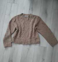 Sweter sweterek Reserved karmelowy r.L