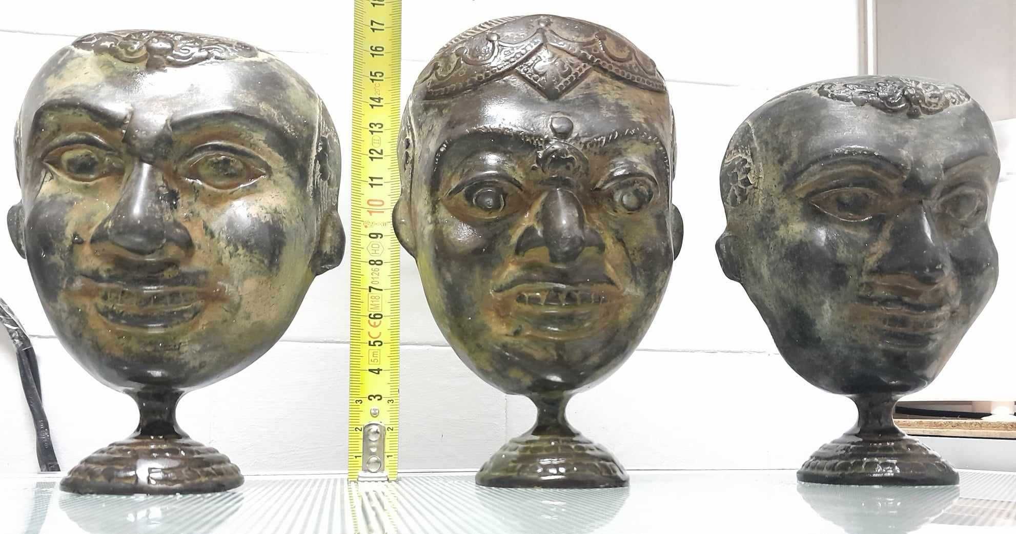 3 Máscaras em ferro -  Malásia