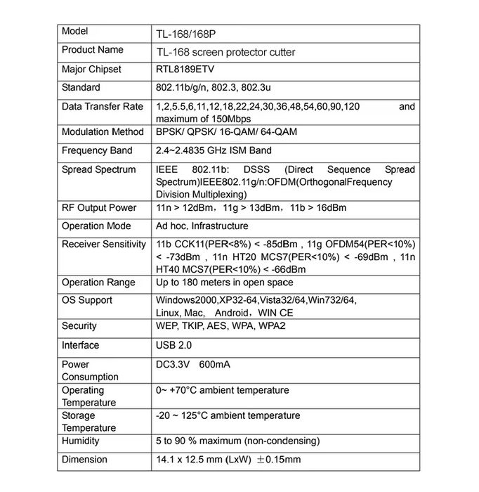Ploter do wycinania folii na telefon ekran  TUOLI TL-168