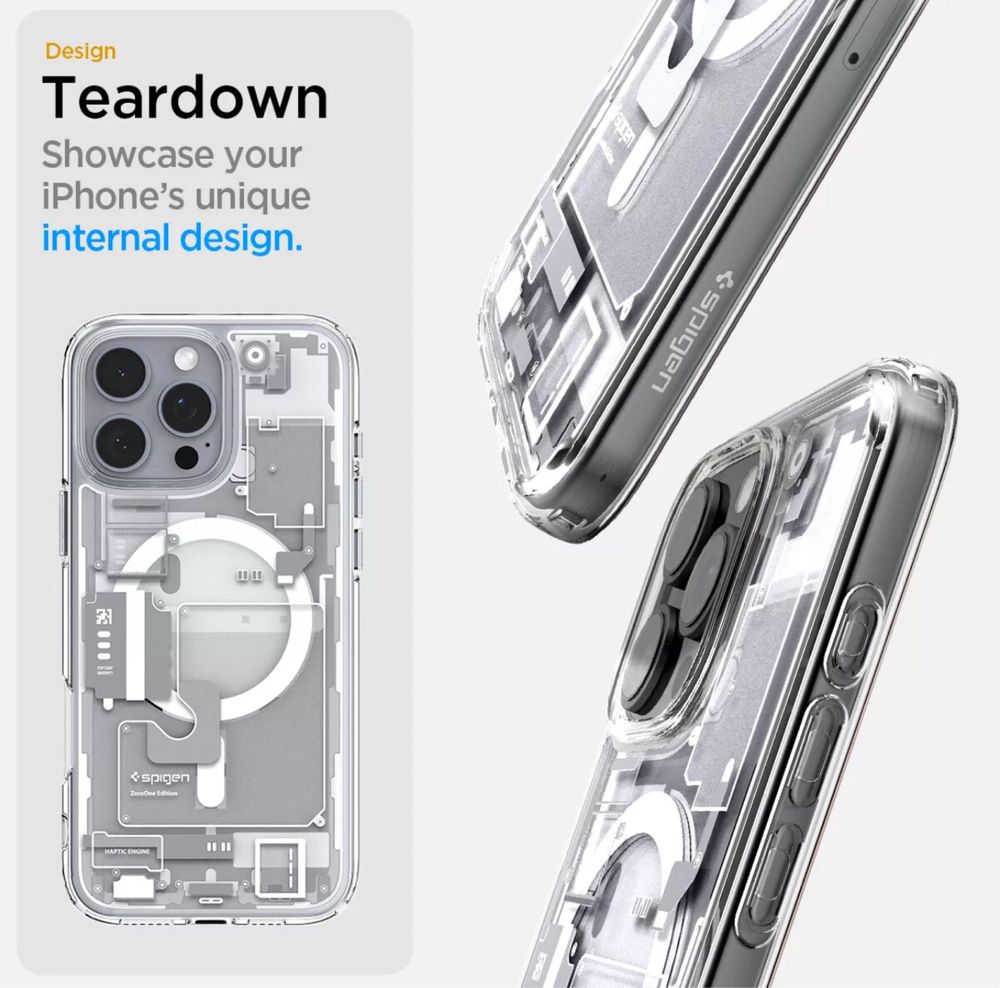 Чохол Spigen Ultra Hybrid MagFit for iPhone 16 Pro Max 6.9" White