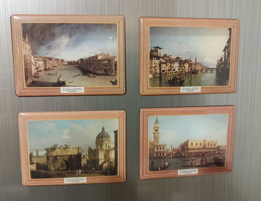 Magnesy na lodówkę Canaletto widoki Italii