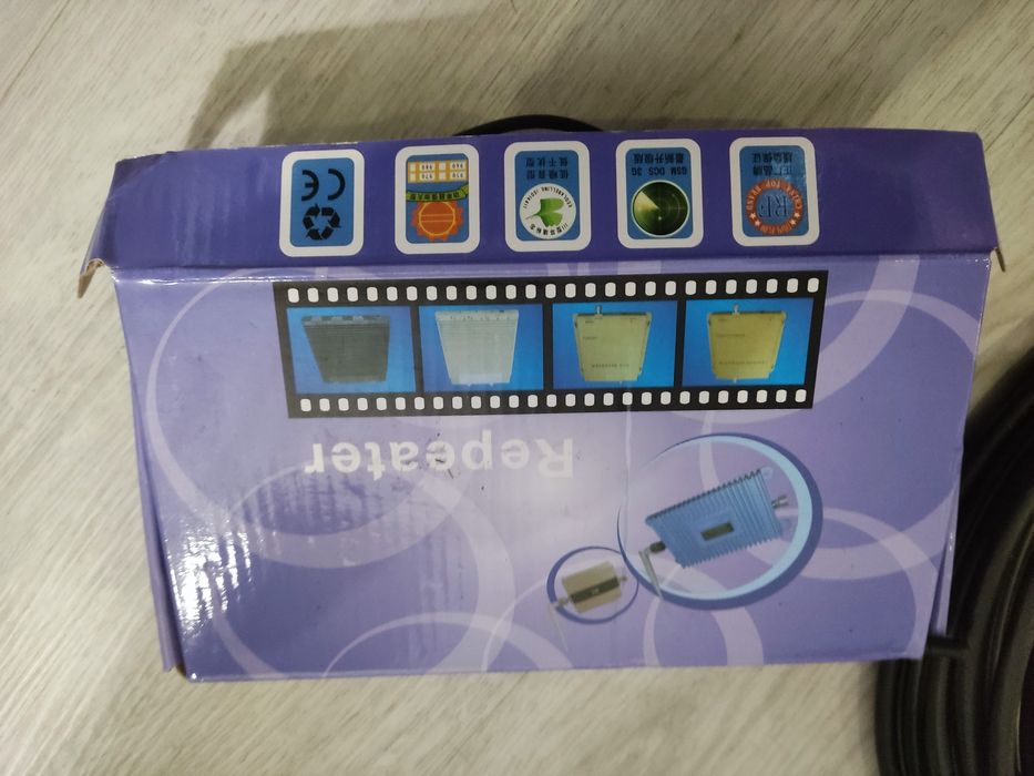 Amplificador de Sinal GSM 900MHz + Antena Yagi – Repetidor Completo