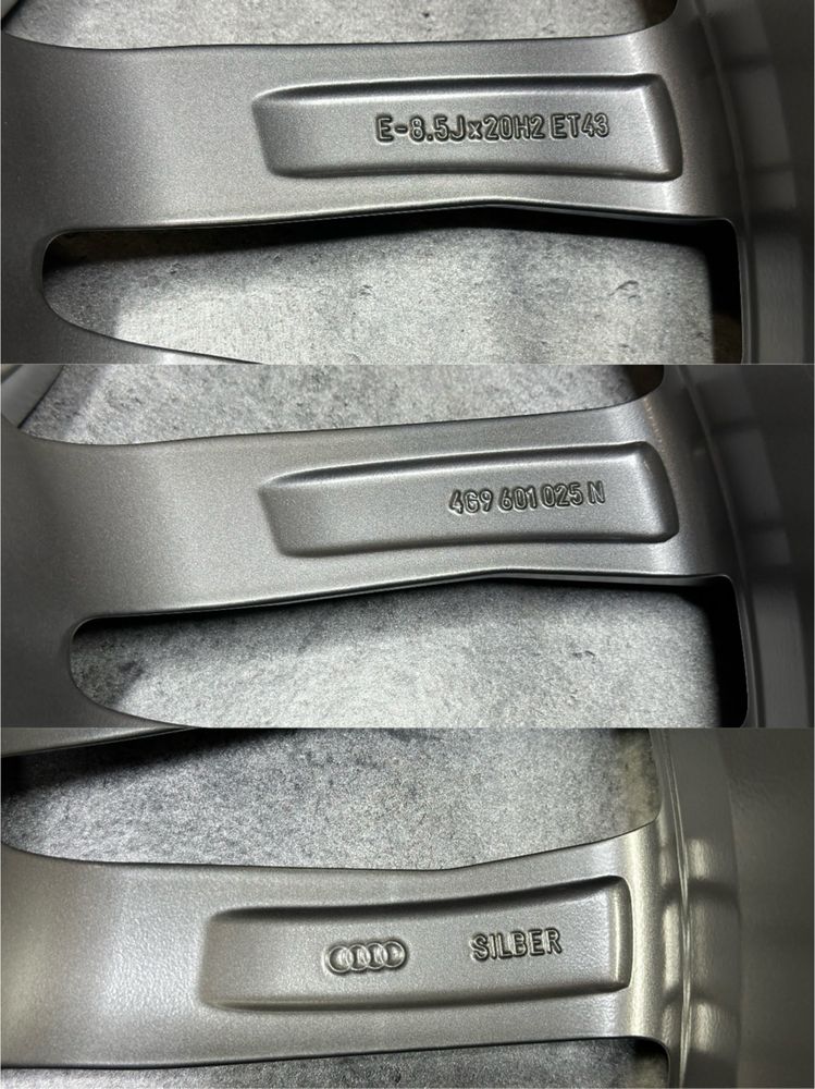 Оригінальні диски Audi A6 C7 S-line, С8, Q5, SQ5 5х112 R20. 4G9601025N