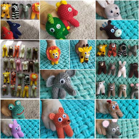 Мягкие бродилки, іграшки на пальчики, логопедическая игрушка амігурумі