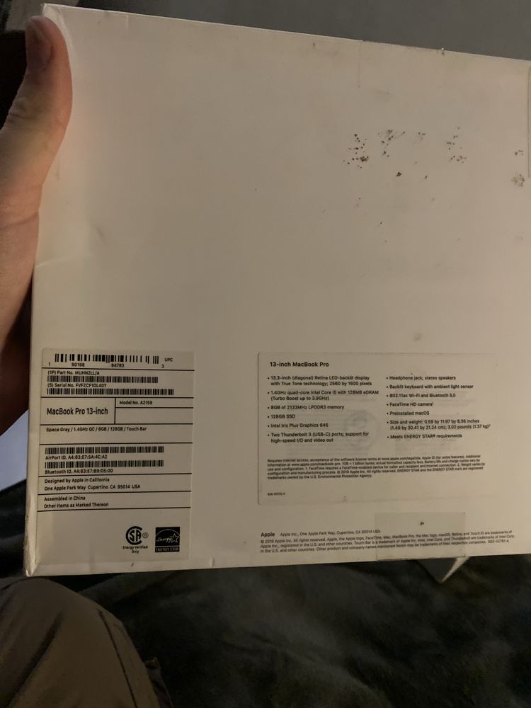 MacBook Pro13 2019року