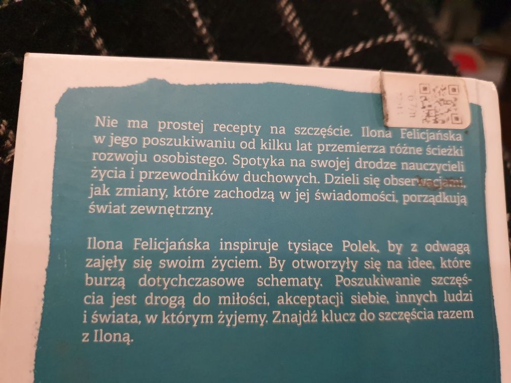 Książka Ilony Felicjańskiej "Znalazłam klucz do szczęścia"