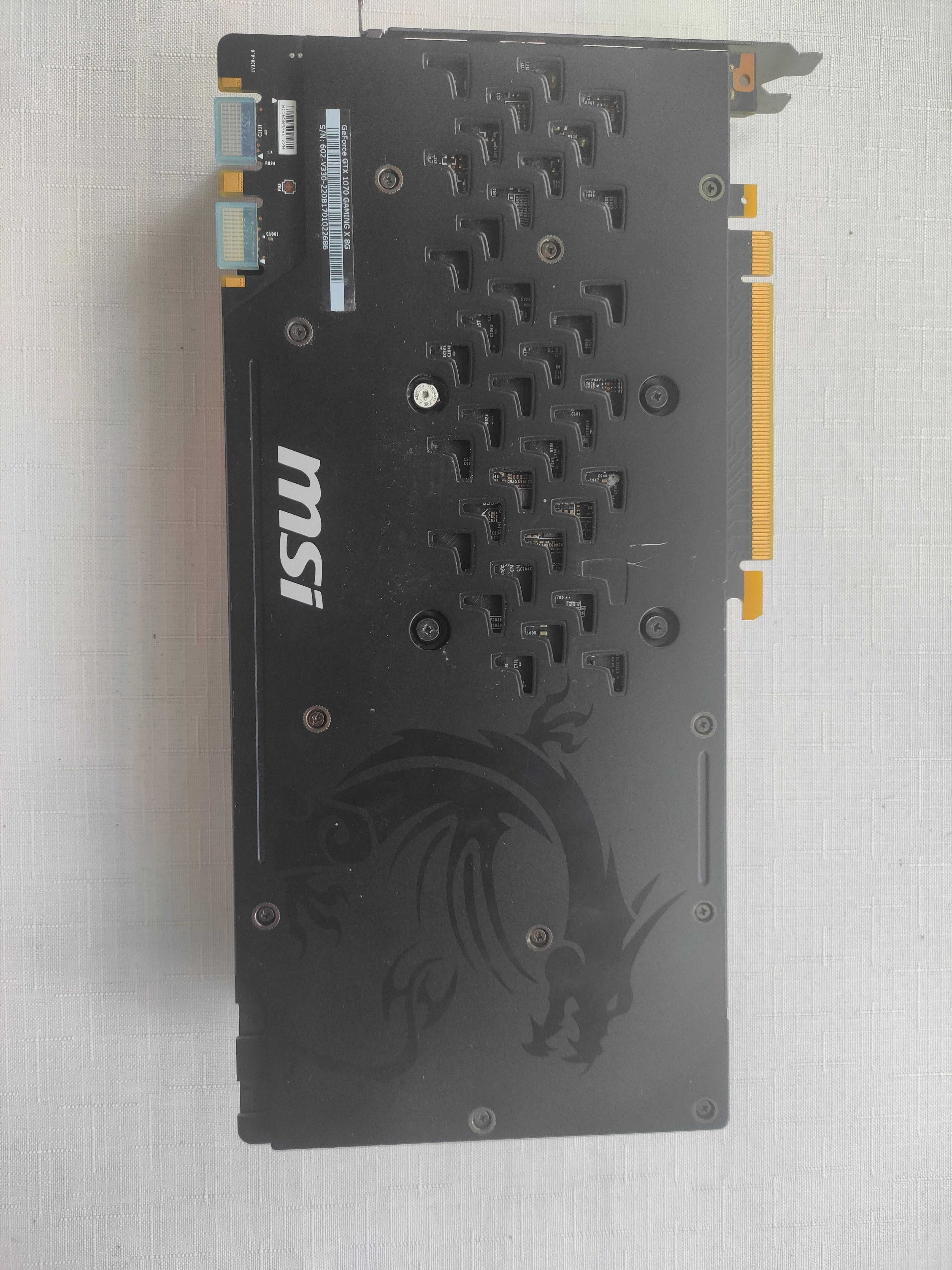 Karta graficzna MSI GTX 1070 GAMING X 8 GB