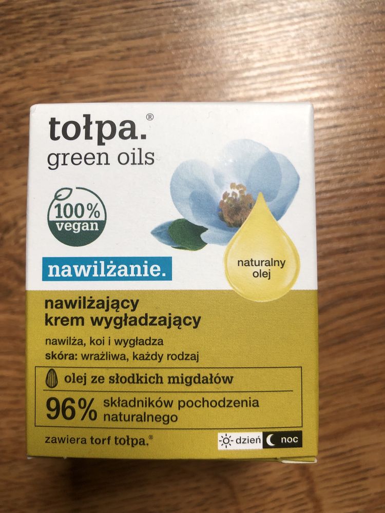 Tołpa Green Oils nawilżający krem wygładzający do twarzy 50 ml