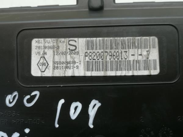 Quadrante / painel de instrumentos RENAULT Kangoo Be Bop (KW0/1_)