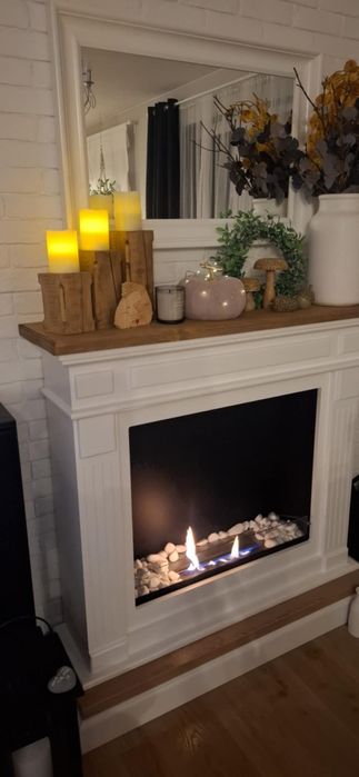 Biokominek portalowy NOVEMBER biały