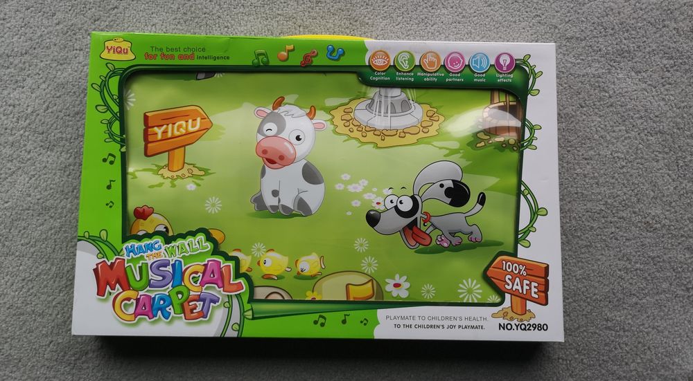 Interaktywna mata muzyczna dla dzieci. Świeci śpiewa