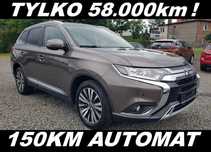 Mitsubishi Outlander 150KM AUTOMAT Tylko 58000km Serwis ASO 1 Właściciel ROK GWARANCJI