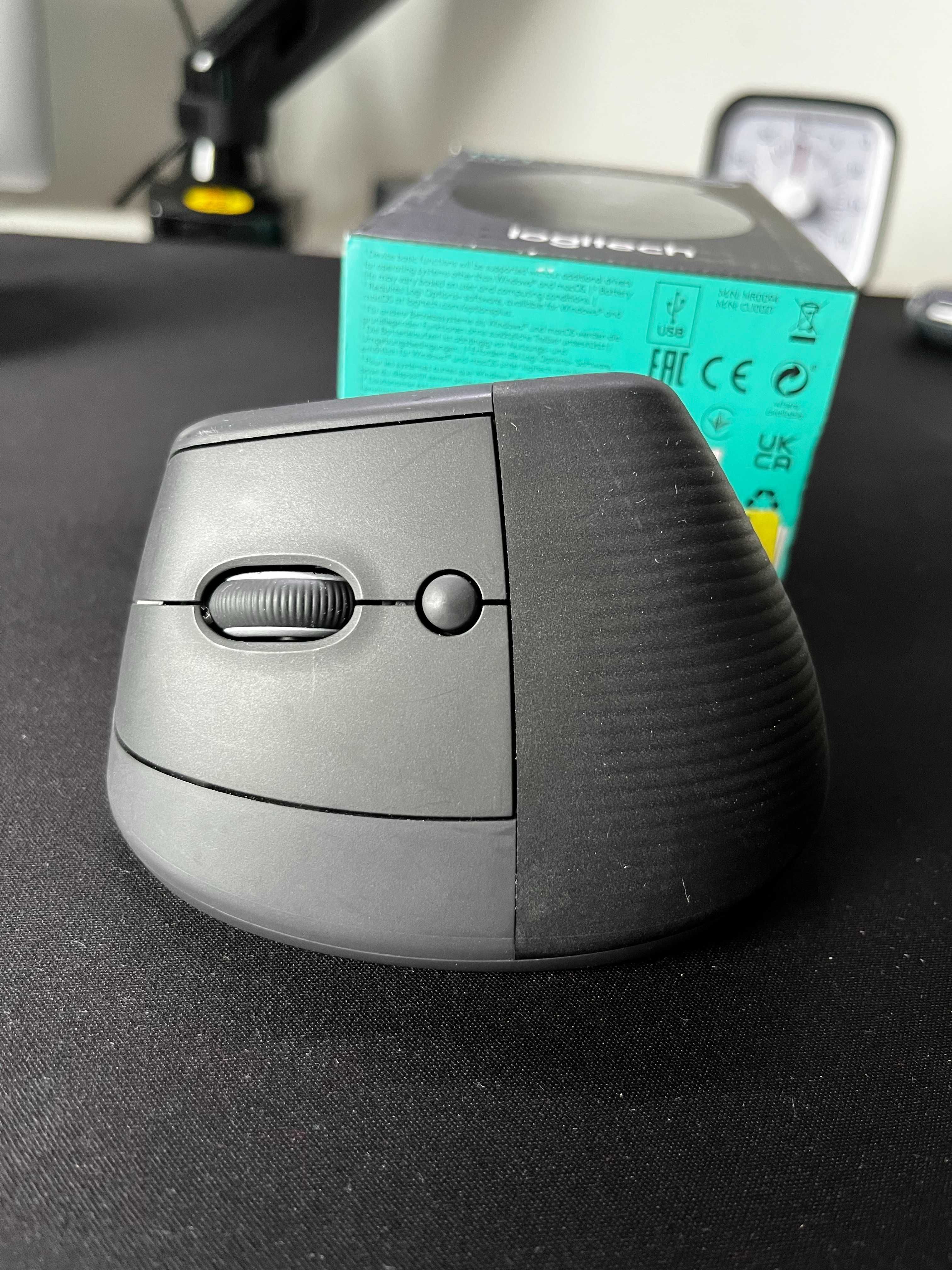Logitech Lift Left Grafitowa