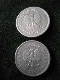 Monety PRL 1 zł 1967 r 1968r