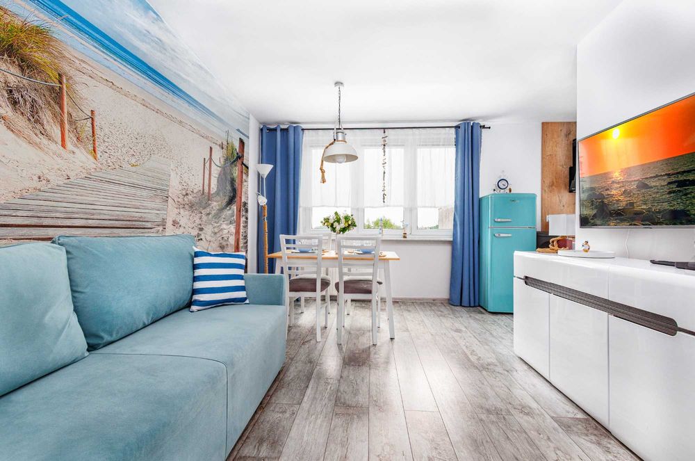 Władysławowo – apartament 300 m od plaży, centrum, Wi-Fi & Netflix!