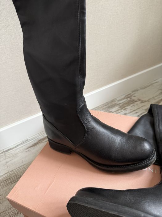 Шкіряні ботфорди Fabio Rusconi