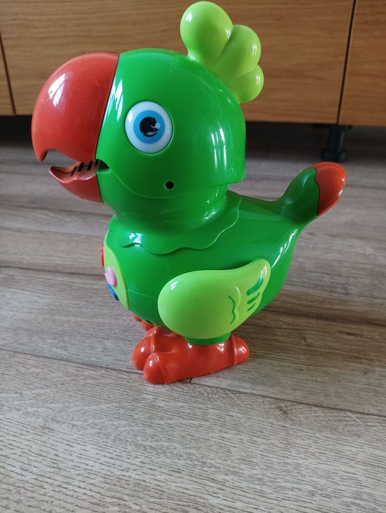 Zabawka edukacyjna dla dzieci gadająca papuga