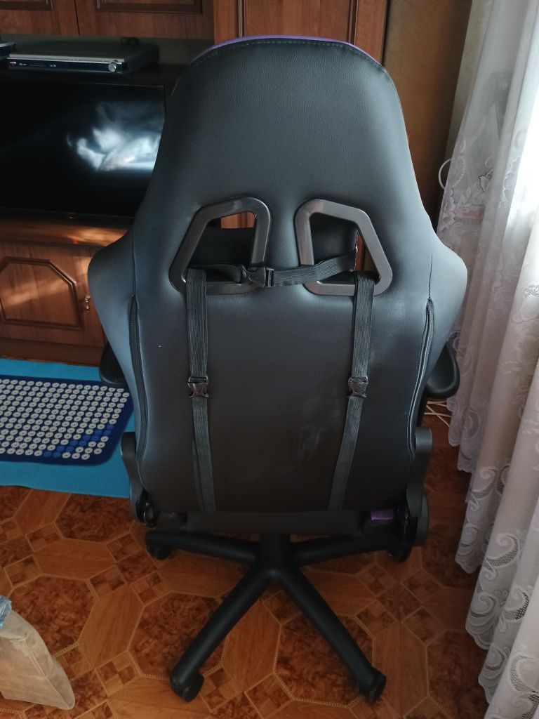 Кресло компутерное новое Кресло GT RACER X-2324 Fabric Black/Gray