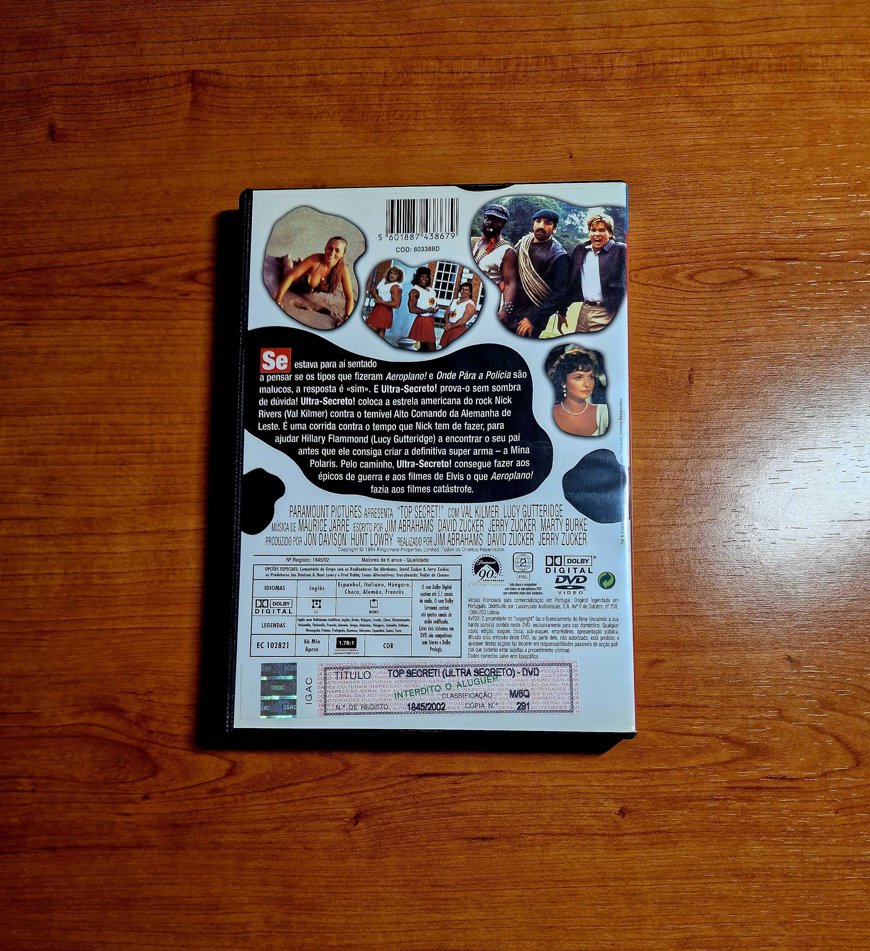 TOP SECRET! Ultra Secreto (Jim Abrahams c/Val Kilmer/Lucy Gutteridge)