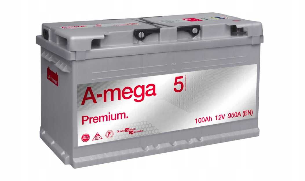 Lipsko - Nowy akumulator Amega 5 100Ah 910A - Varta Bosch Centra