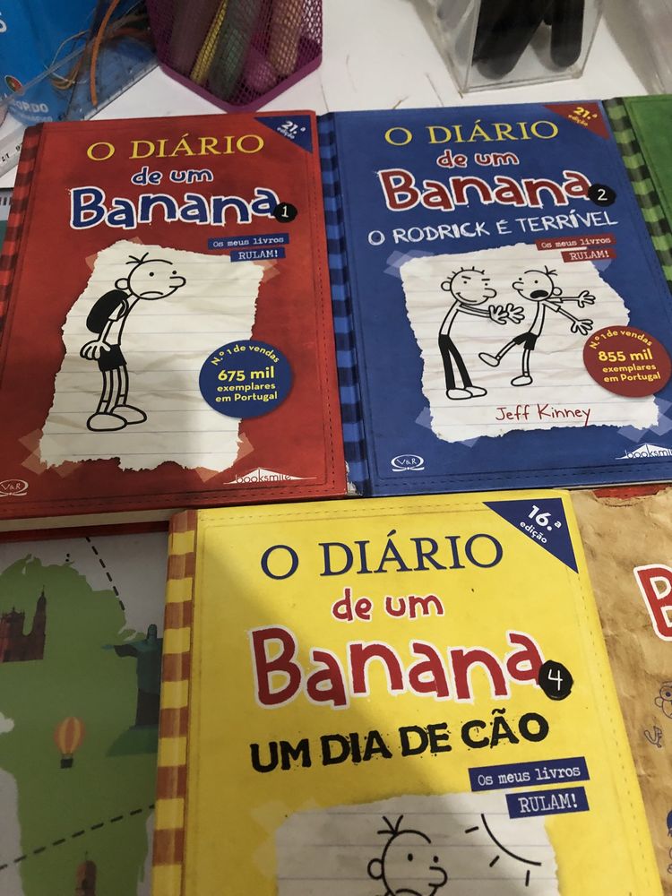 Coleçao de livros diario de um banana