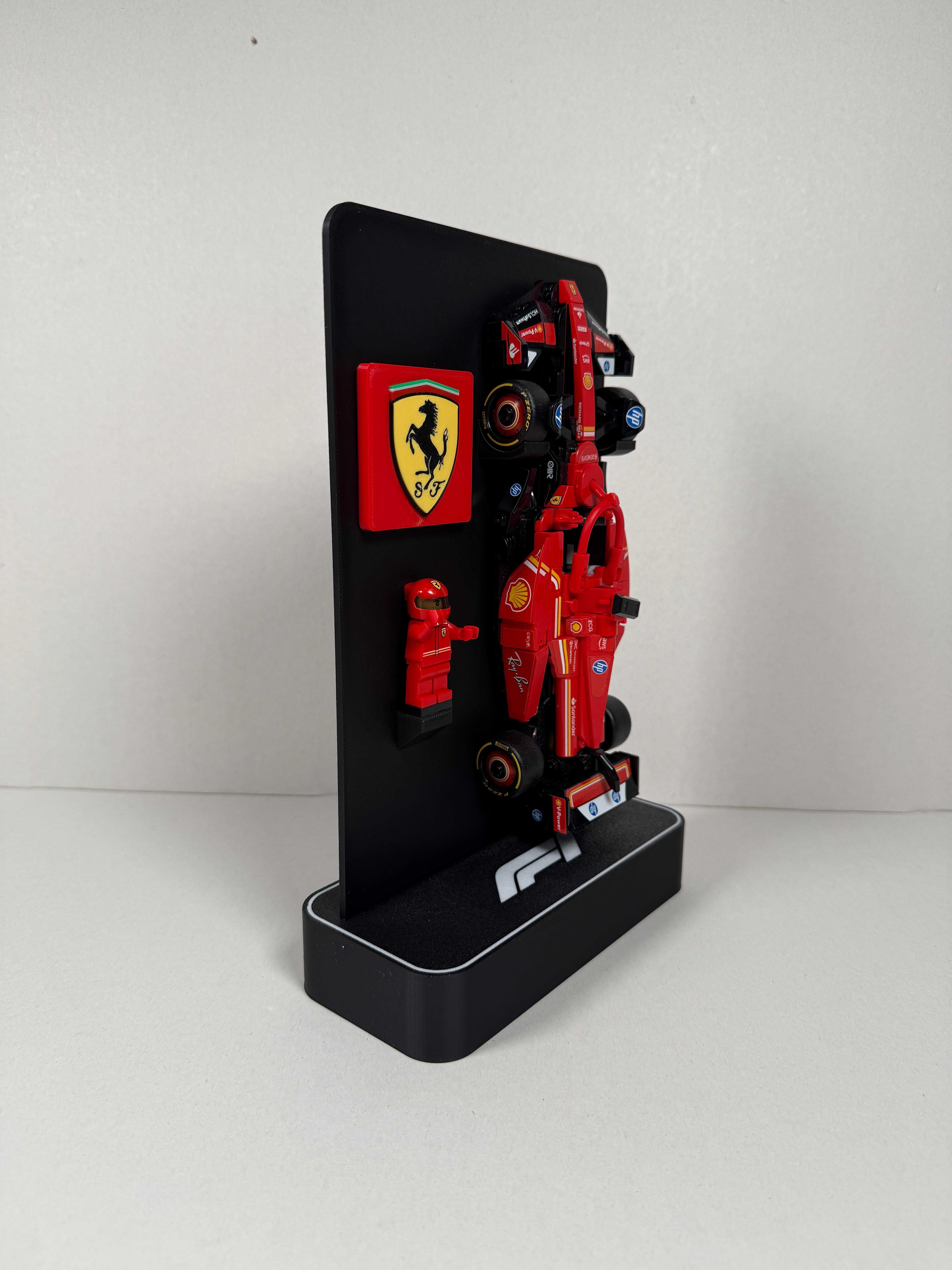 Стенд для Lego Speed Champions F1 Ferrari SF-24 77242 Білий / Червоний