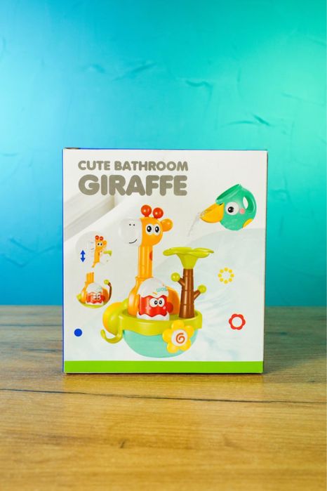 Гра для ванни «Жирафчик» (лійка, присоски, рухомі елементи)