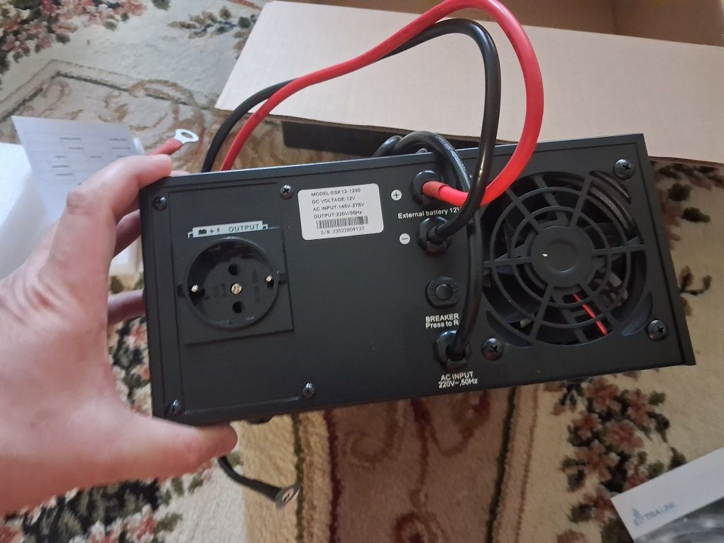 Інвертор Extralink Piorun 1200VA/1000W 12V