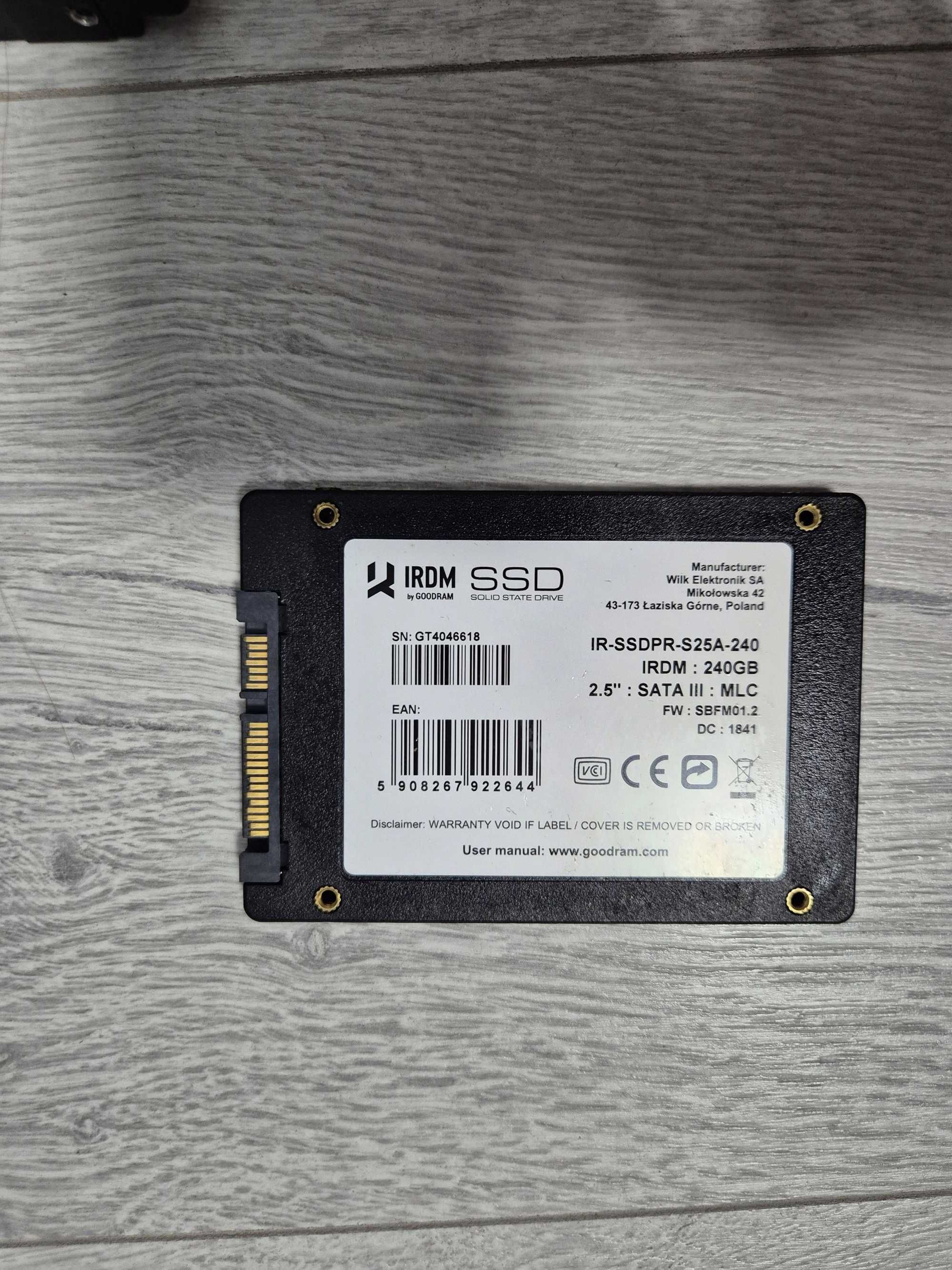 SSD диск 240GB Goodram IRDM MLC (SATA3, 2.5") топ надійність. Trade-in