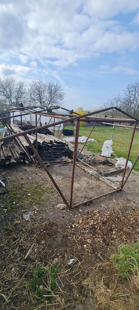 Konstrukcja Zadaszenie Wiata tunel garaż metal rury szkielet