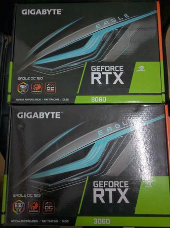 Caixa - Nvidia RTX 3060 e RTX 3080
