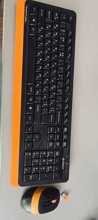 Комплект 2в1 A4-Tech FG1010 Wireless Black/Orange (клавиатура + мышь)