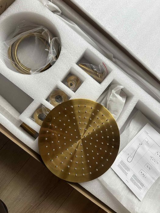 Omnires kolumna prysznicowa Y1244MGLB zloty szczotkowany