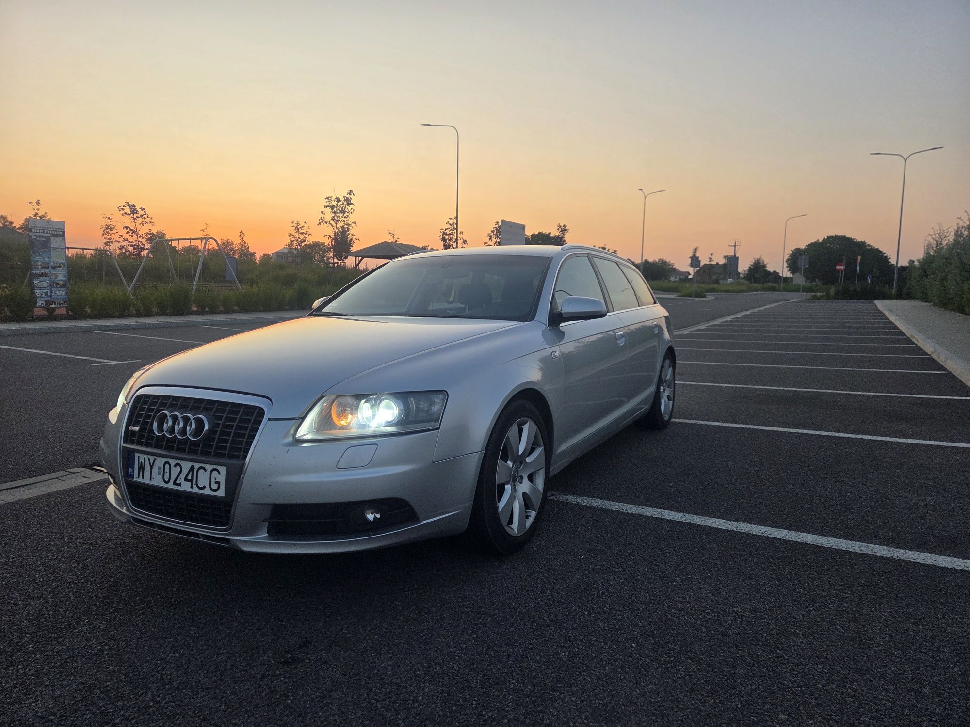 Audi A6 C6 2.4 +lpg Quattro, S-line, Led, manual, hak , niski przebieg