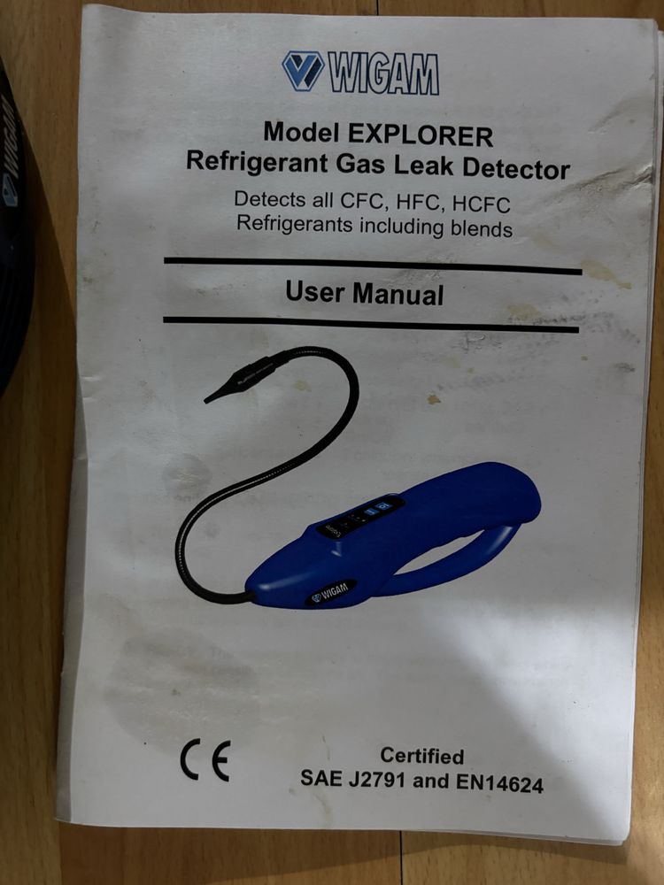 WIGAM Explorer Detektor do wykrywania wycieków gazu
